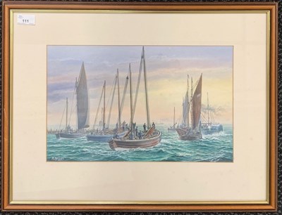 Lot 111 - Mick Bensley (b.1944), Gorleston, watercolour,...