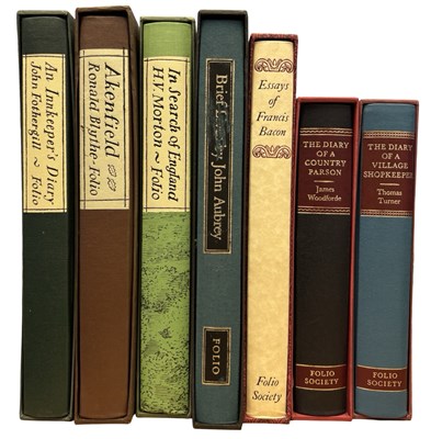 Lot 295 - FOLIO SOCIETY: 7 Titles: THOMAS TURNER: THE...
