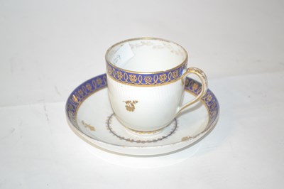 Lot 339 - A late 18th Century Derby cup and saucer with...