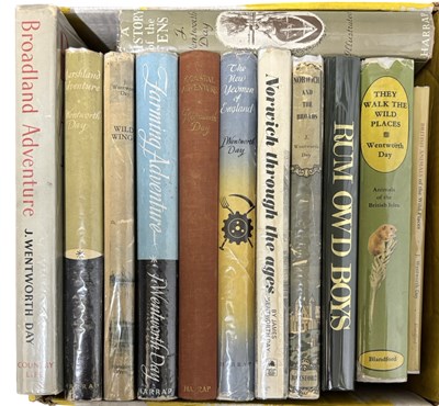Lot 914 - ONE BOX: J WENTWORTH-DAY, various titles