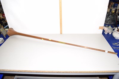 Lot 182 - A copper post horn