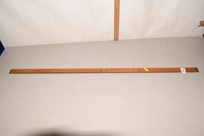 Lot 183 - A wooden yard stick