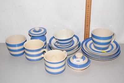 Lot 195 - A quantity of T G Green Cornish ware tea wares