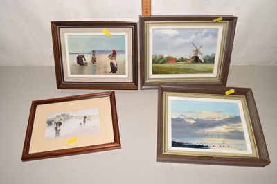 Lot 235 - James J Allen, two oil on board studies of...