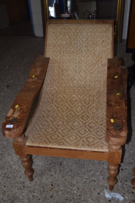 Lot 304 - A colonial hardwood framed plantation or tea...