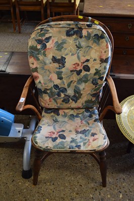 Lot 321 - A stick back Windsor style chair