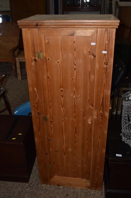 Lot 326 - A pine single door cupboard