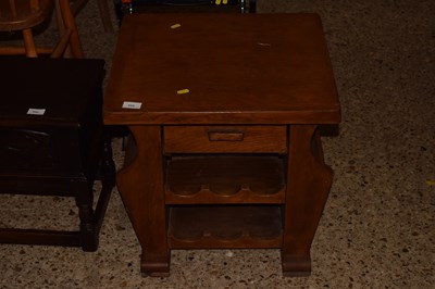 Lot 333 - A combination lamp table bottle rack and...