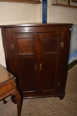 Lot 365 - 19th Century floor standing two door corner...
