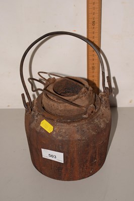 Lot 503 - A paint kettle?