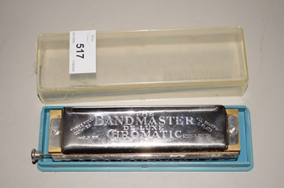 Lot 517 - A Bandmaster Deluxe Chromatic Harmonica