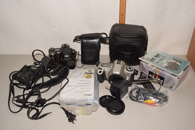 Lot 519 - Quantity of assorted cameras to include Nikon...