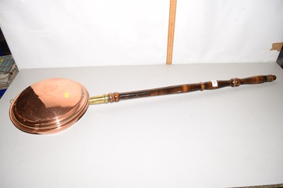 Lot 547 - Copper warming pan