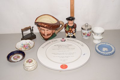 Lot 564 - Doulton character jug, small Toby jug,...