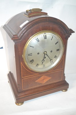 Lot 402 - An Edwardian large mantel or bracket clock...