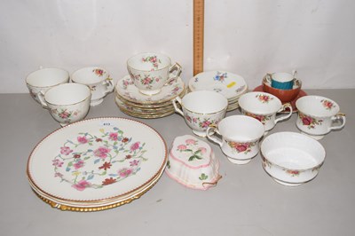 Lot 613 - Assorted ceramics and tea wares