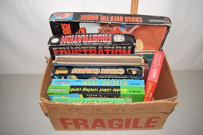 Lot 617 - Box of assorted board games