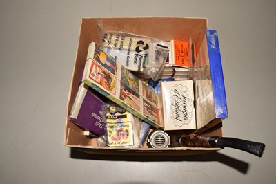 Lot 619 - Quantity of vintage matchboxes and cigarette...