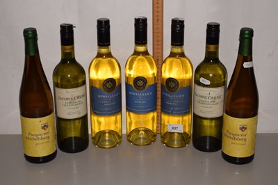 Lot 627 - Seven bottles of assorted white wines