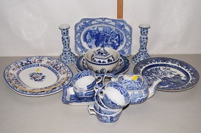 Lot 631 - Quantity of blue and white to include Copeland...
