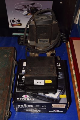 Lot 660 - A Nio 2-4 audio interface, an Amstrad car...