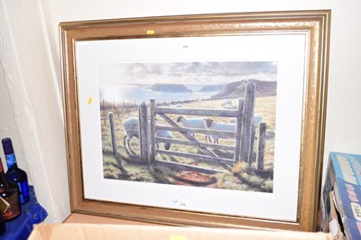Lot 670 - Beyond the Gate by S J Pratchett, signed print