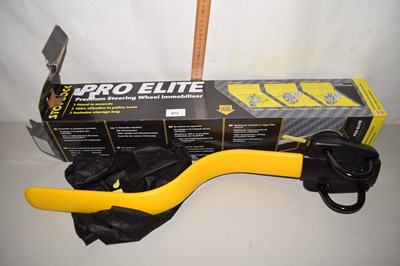 Lot 672 - The Pro-Elite Premium Steering Wheel immobiliser