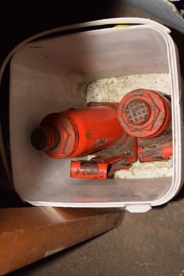 Lot 674 - Two vintage pumps (?)