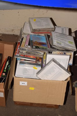 Lot 679 - Box of CD's