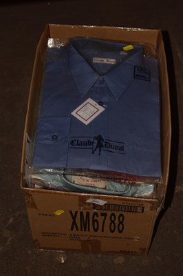 Lot 684 - A box of assorted brand new gents shirts