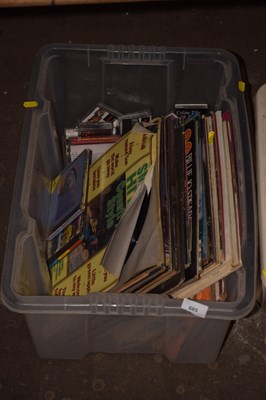 Lot 685 - Box of assorted LP's together with assorted...