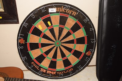 Lot 692 - A Unicorn dartboard
