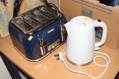 Lot 702 - A Breville toaster together with Russell Hobbs...