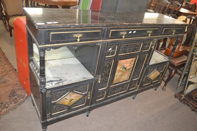 Lot 422 - A Victorian aesthetic style sideboard...