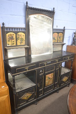 Lot 339 - A Victorian aesthetic style sideboard...