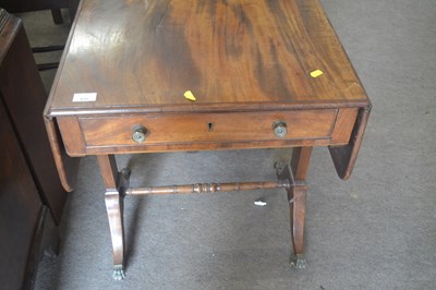 Lot 430 - A small mahogany side table in the form of a...