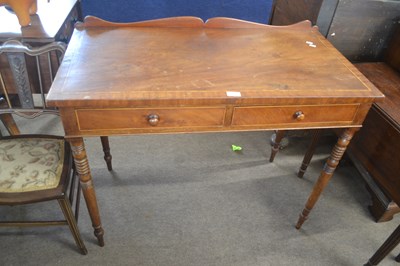 Lot 442 - A Victorian mahogany veneered and inlaid two...