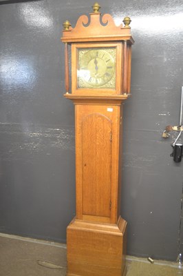 Lot 484 - An 18th Century thirty hour long case clock,...