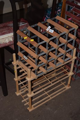 Lot 732 - Two assorted wine racks