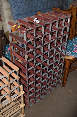 Lot 733 - A large wine rack