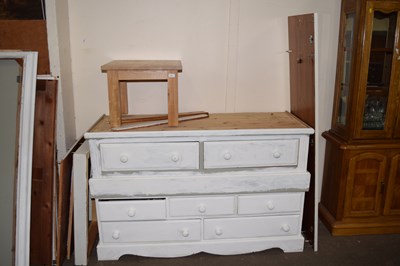 Lot 653 - A small pine coffee table