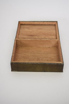 Lot 168 - Chinese small box, with metal mounts and...