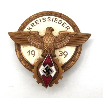 Lot 28 - Third Reich Hitler Youth Kreissieger 1939...