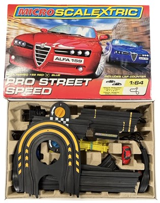 Lot 520 - A Micro Scalextric Pro Street Speed racing set...