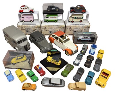 Lot 310 - A collection of various die-cast model Citroen...