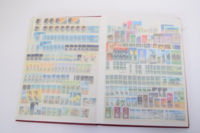 Lot 173 - Stock book of US stamps together with further...