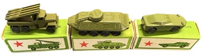 Lot 266 - Three boxed die-cast Russian armoured cars