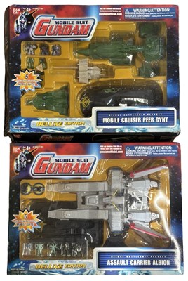 Lot 308 - A pair of boxed Mobile Suit Gundam playsets...