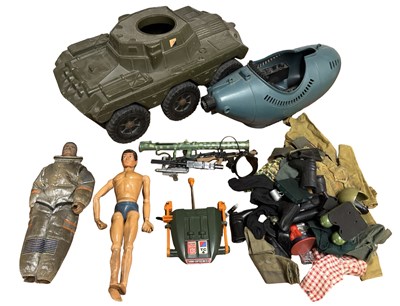 Lot 312 - A pair of vintage Action Man figures, together...