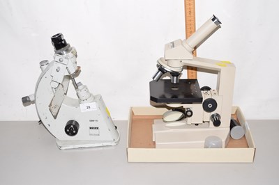 Lot 28 - Two vintage microscopes